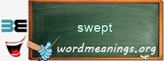 WordMeaning blackboard for swept